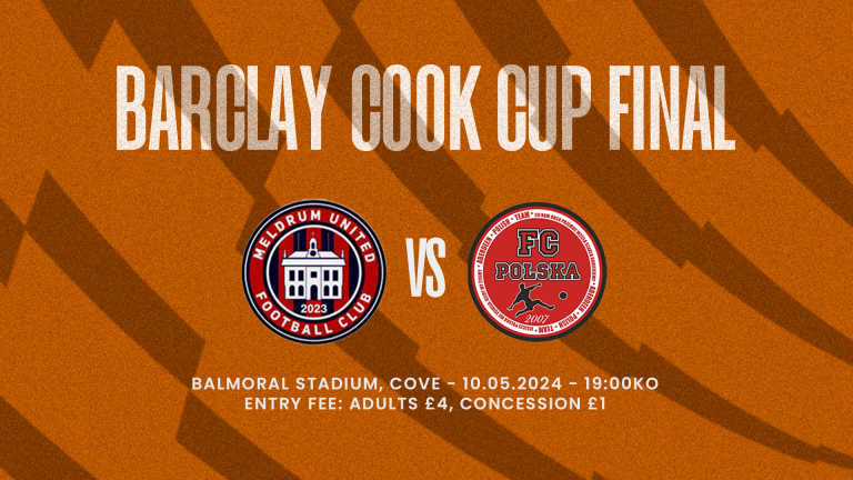 Barclay Cook Cup Final Update